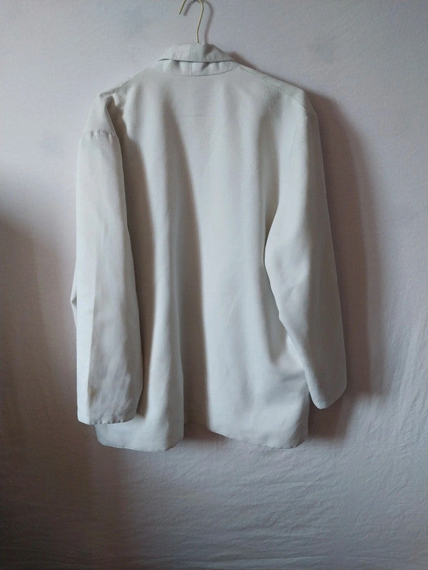 Veste tailleur blanc écru femme