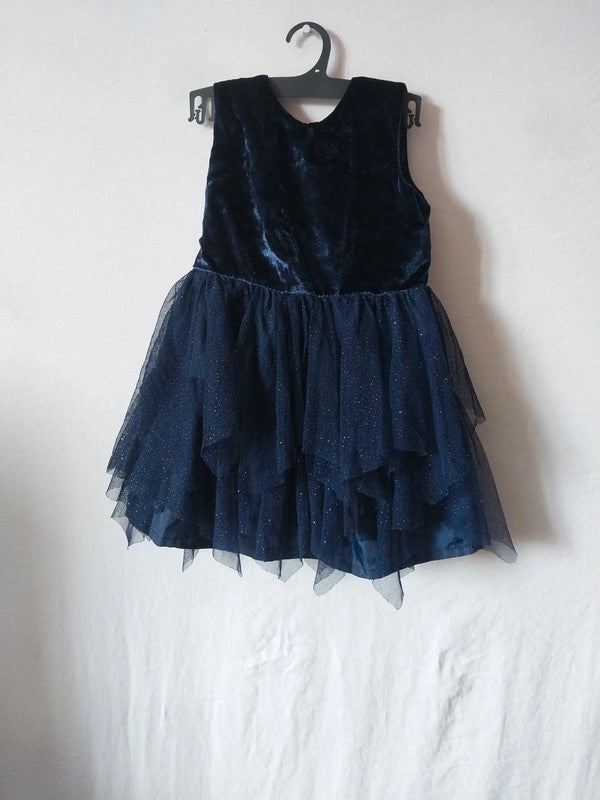 Robe pailleté bleu bébé 18mois
