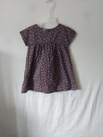 Robe fleuris violet bébé 18mois