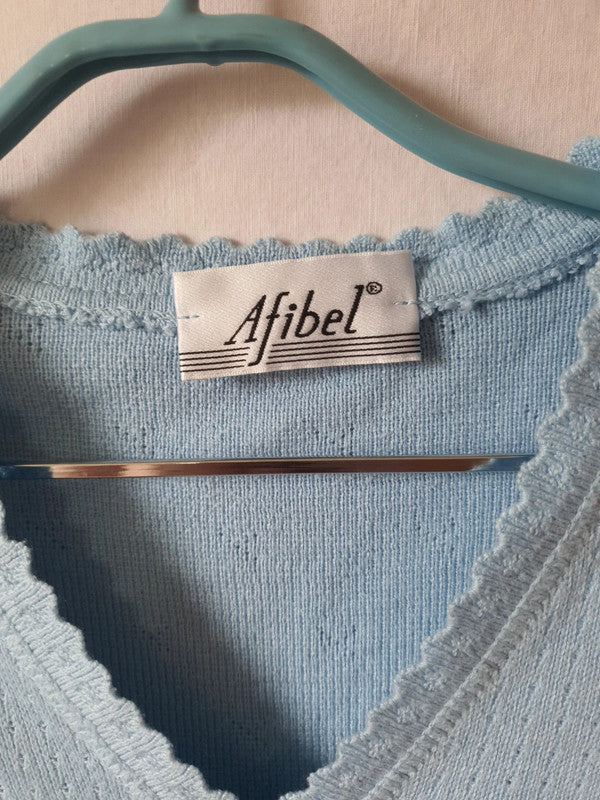 T-Shirt Afibel bleu
