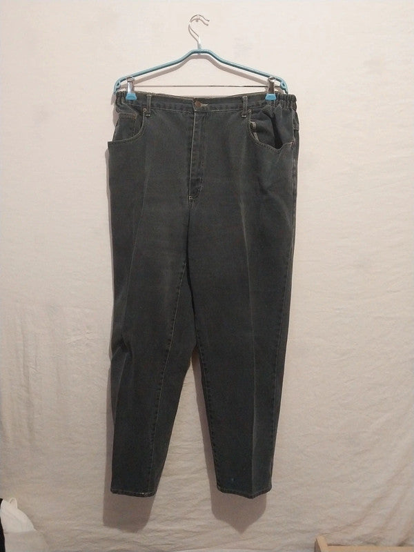 Pantalon jean large élastique