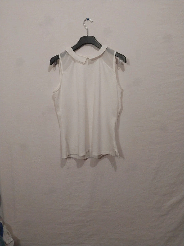 Blouse blanche femme camaïeu taille L