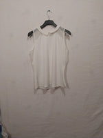 Blouse blanche femme camaïeu taille L