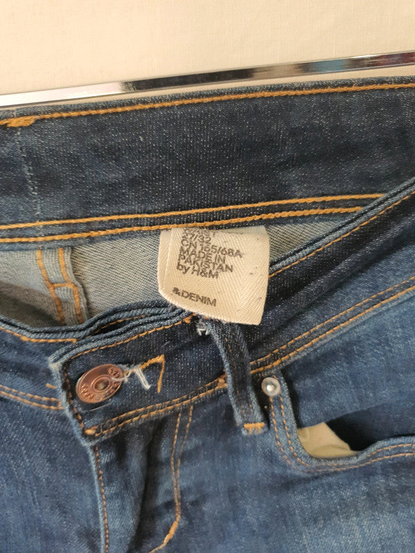 Jeans skinny bleu marine