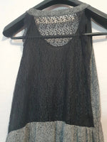 Robe longue avec dentelle