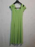Robe verte longue