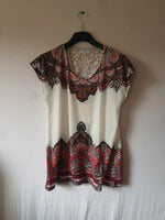 Blouse avec dentelle