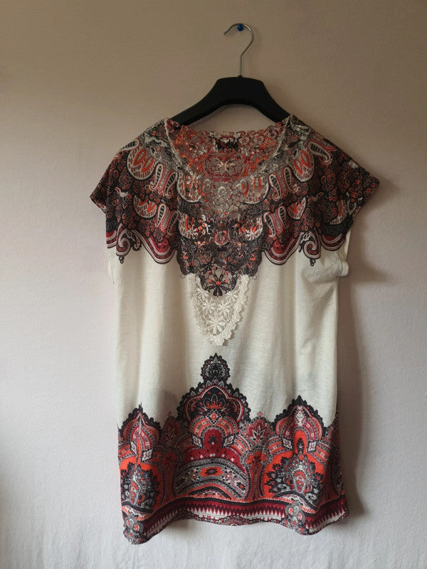 Blouse avec dentelle