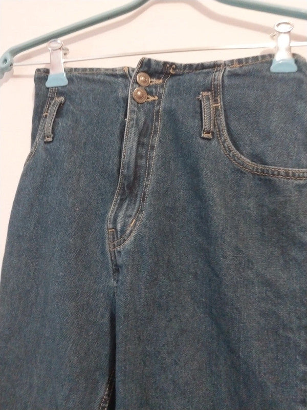 Jean large avec ceinture