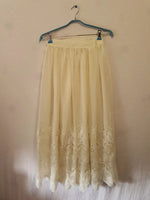 Jupe avec dentelle