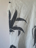 Belle robe d'été noir et blanche