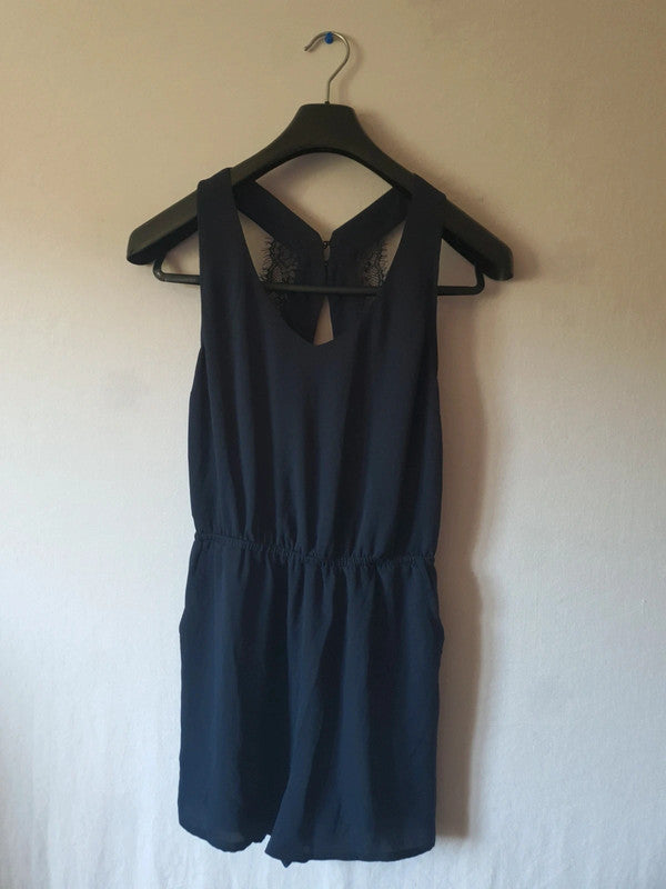 Combi short bleu marine