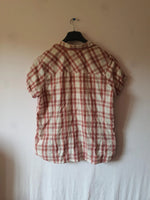 Chemise courte à carreaux