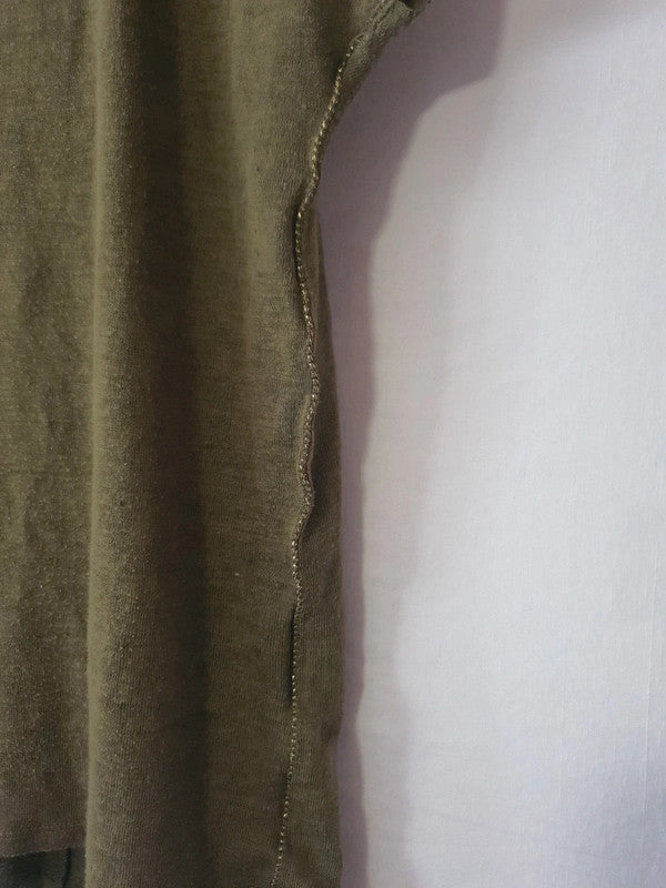 T-Shirt femme vert militaire