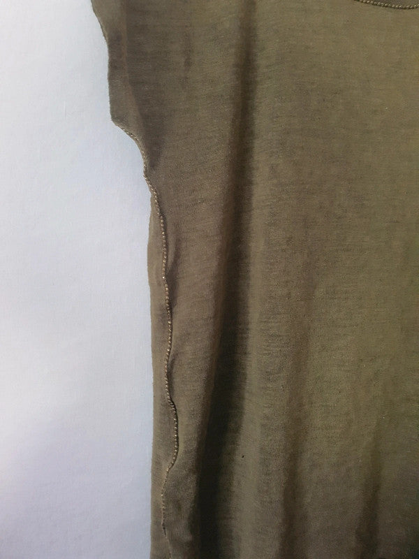 T-Shirt femme vert militaire