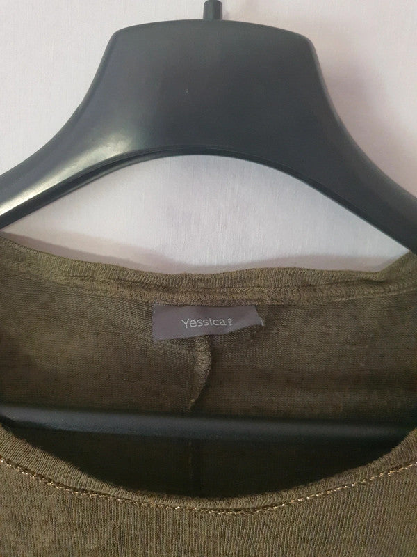 T-Shirt femme vert militaire