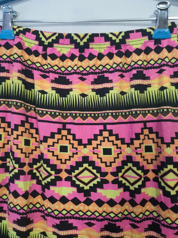 Jupe imprimée flashi
