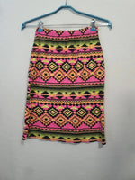 Jupe imprimée flashi