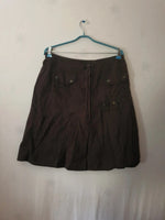Jupe marron avec ficelle