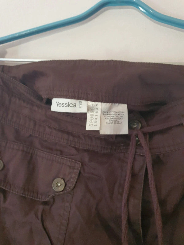 Jupe marron avec ficelle