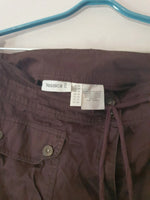 Jupe marron avec ficelle