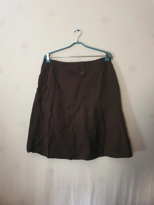 Jupe marron avec ficelle