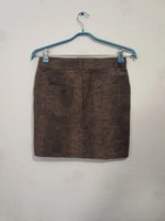 Jupe en jeans imprimé serpent