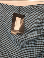 Jupe courte bleue et noir