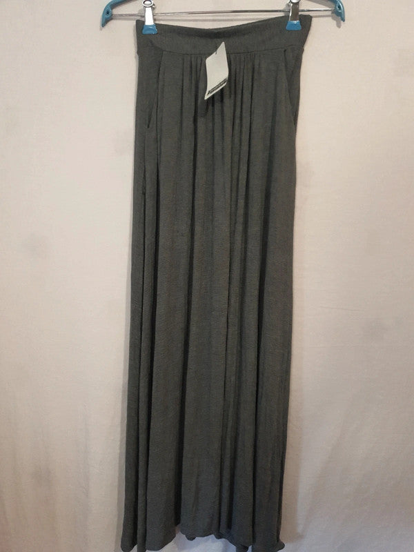 Jupe longue grise