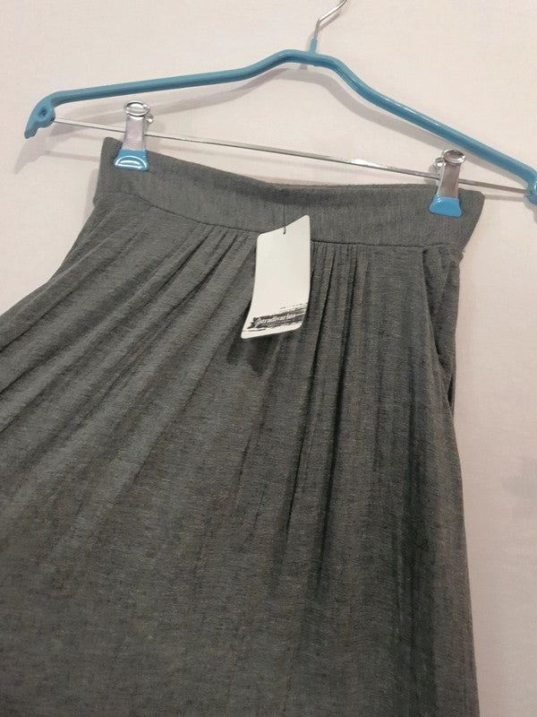 Jupe longue grise