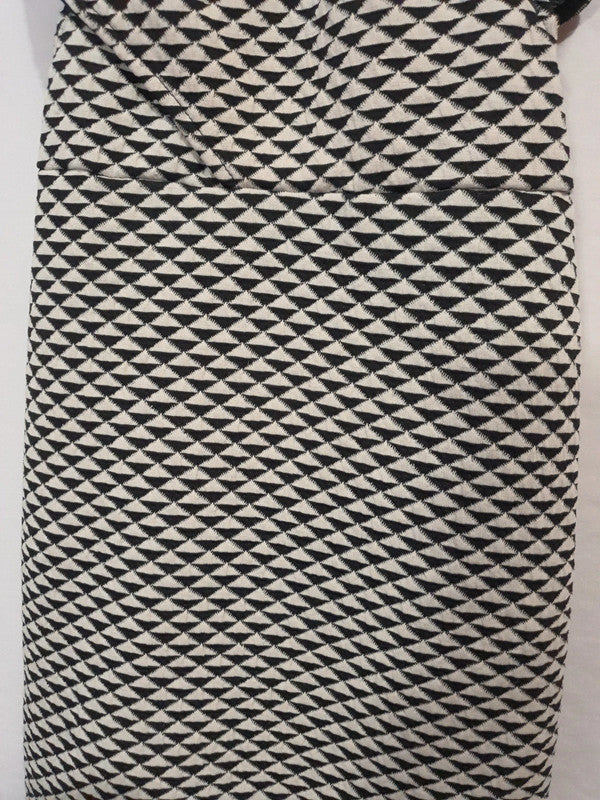 Magnifique robe d'été noire et blanche