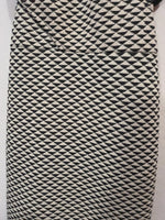 Magnifique robe d'été noire et blanche