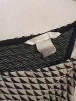 Magnifique robe d'été noire et blanche