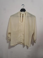 Chemise jaune transparente