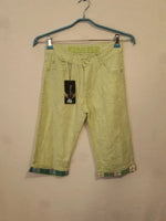 Pantacourt vert menthe