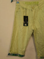 Pantacourt vert menthe