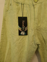 Pantacourt vert menthe