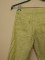 Pantacourt vert menthe