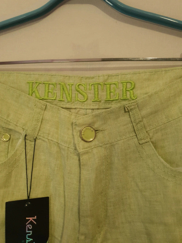 Pantacourt vert menthe