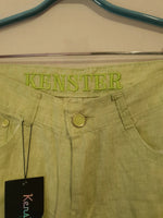 Pantacourt vert menthe