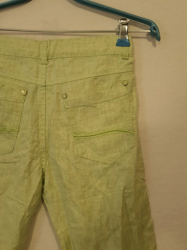 Pantacourt vert menthe