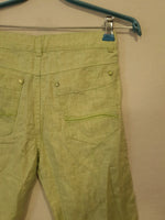 Pantacourt vert menthe