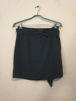 Jupe bleu marine à point blanc