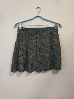 Mini jupe noir à point blanc