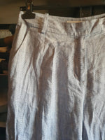 Pantalon bleu à rayures