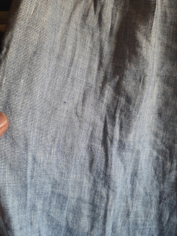 Pantalon bleu à rayures