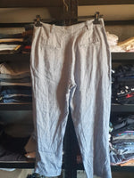 Pantalon bleu à rayures