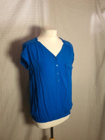 Blouse bleu Camaïeu