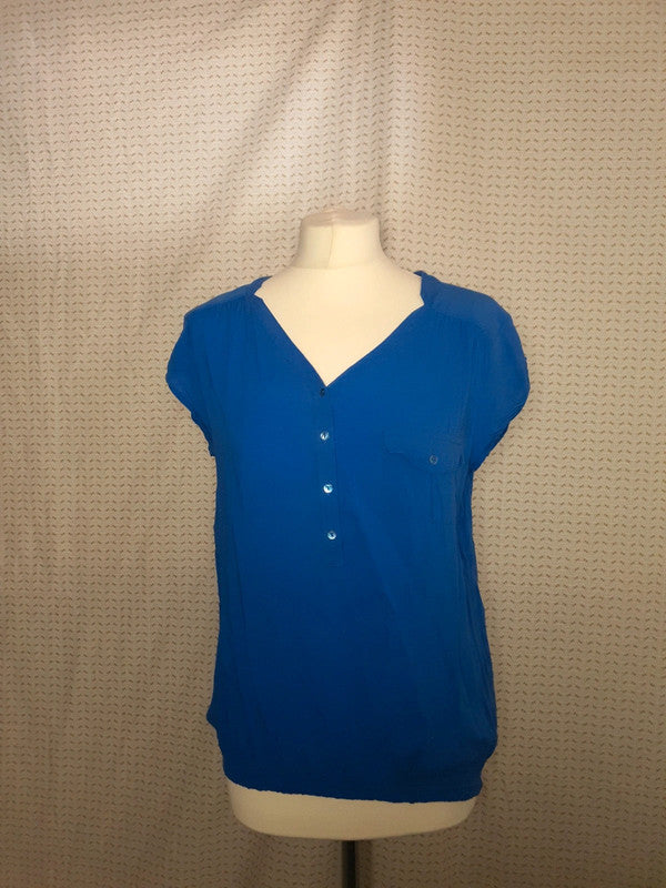Blouse bleu Camaïeu