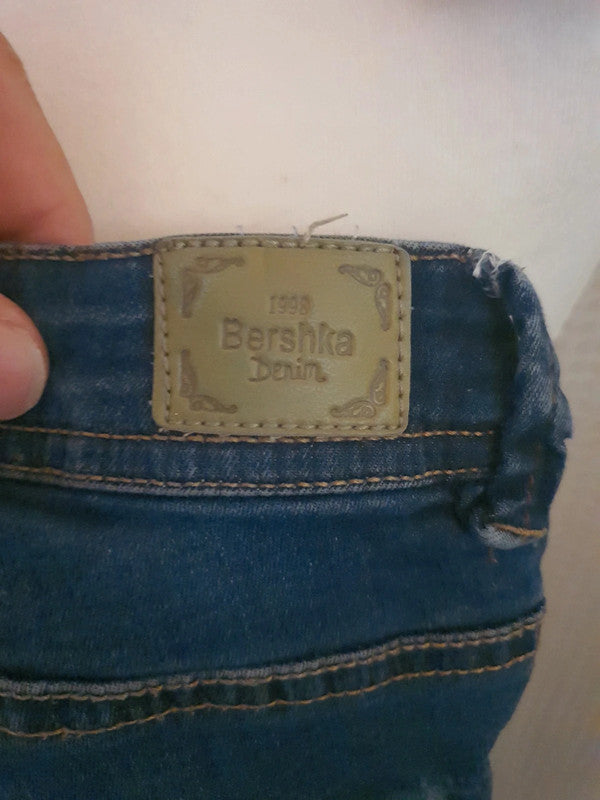 Jeans bleu Bershka